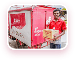 PriyoShop delivery representative